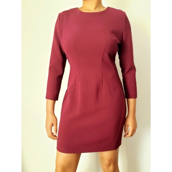 Formal Dress, Size L - Burgundy - Picture 2 of 8